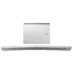 Samsung HWJ6502 White 300W 6.1ch Curved Soundbar  Wireless Subwoofer  Bluetooth Multiroom Compatible  1x HDMI Port